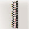 Wall Mounted Wine Rack for 12 Bottles Black Iron - vidaXL