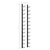 Wall Mounted Wine Rack for 12 Bottles Black Iron - vidaXL
