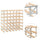Wine Rack for 42 Bottles Solid Pinewood - vidaXL