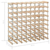 Wine Rack for 72 Bottles Solid Pinewood - vidaXL