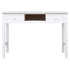 Desk White Paulownia wood and Poplar wood Medium Desk - vidaXL