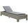 Sun Lounger Grey rattan PE rattan, powder-coated steel - vidaXL