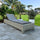 Sun Lounger Grey rattan PE rattan, powder-coated steel - vidaXL