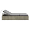 Sun Bed Grey and Dark Grey - vidaXL