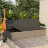 Sun Bed Grey and Dark Grey - vidaXL