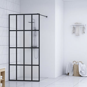 vidaXL Walk-in Shower Screen Tempered Glass 35.4''x76.8'', 145675