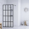 vidaXL Walk-in Shower Screen Tempered Glass 35.4''x76.8'', 145675