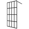 vidaXL Walk-in Shower Screen Tempered Glass 39.4''x76.8'', 145676