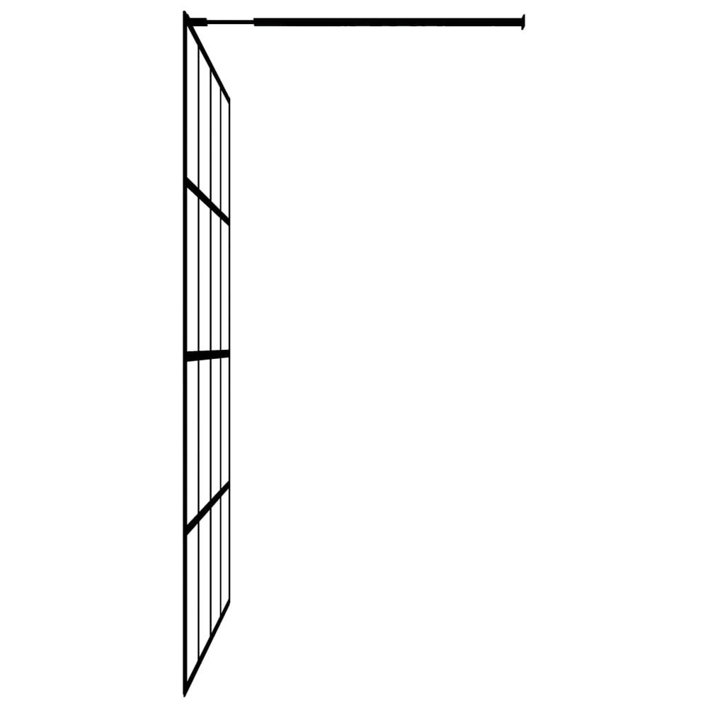 vidaXL Walk-in Shower Screen Tempered Glass 39.4''x76.8'', 145676