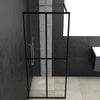 vidaXL Walk-in Shower Screen Tempered Glass 46.5''x74.8'', 145682