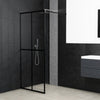 vidaXL Walk-in Shower Screen Tempered Glass 46.5''x74.8'', 145682
