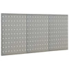 vidaXL Wall-mounted Peg Boards 3 pcs 15.7''x22.8'' Steel, 145349