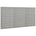 vidaXL Wall-mounted Peg Boards 3 pcs 15.7''x22.8'' Steel, 145349