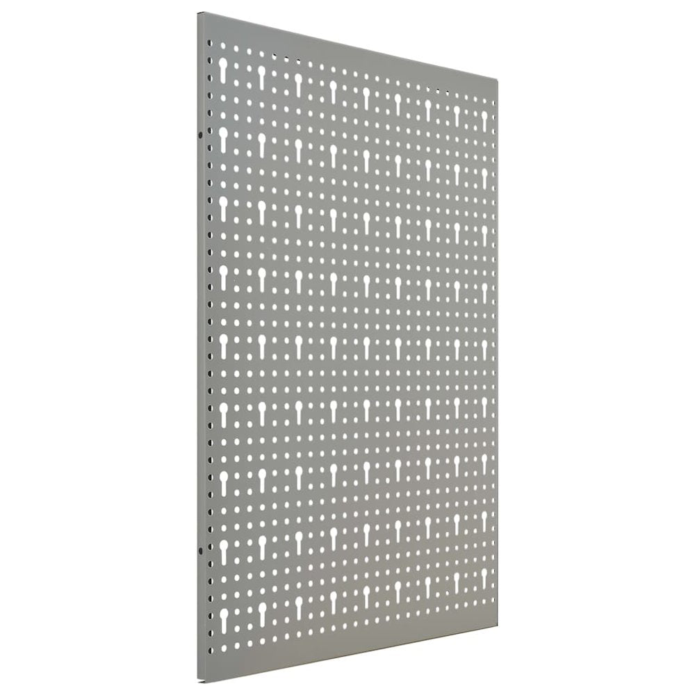 vidaXL Wall-mounted Peg Boards 3 pcs 15.7''x22.8'' Steel, 145349