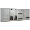 vidaXL Wall-mounted Peg Boards 4 pcs 15.7''x22.8'' Steel, 145352