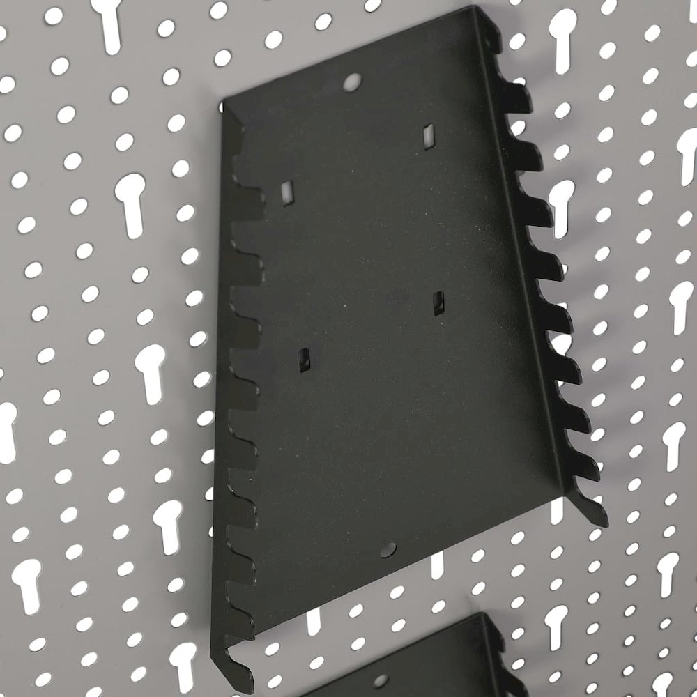 vidaXL Wall-mounted Peg Boards 4 pcs 15.7''x22.8'' Steel, 145352