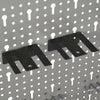 vidaXL Wall-mounted Peg Boards 4 pcs 15.7''x22.8'' Steel, 145352