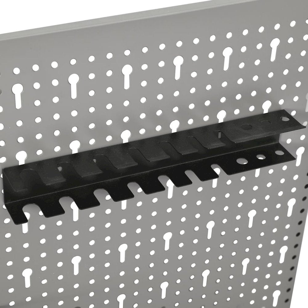 vidaXL Wall-mounted Peg Boards 4 pcs 15.7''x22.8'' Steel, 145352