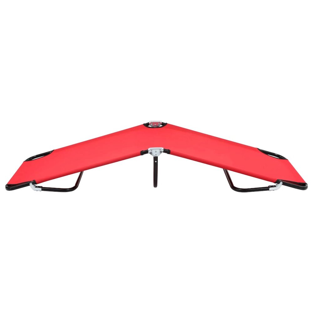 Sun Lounger Red - vidaXL