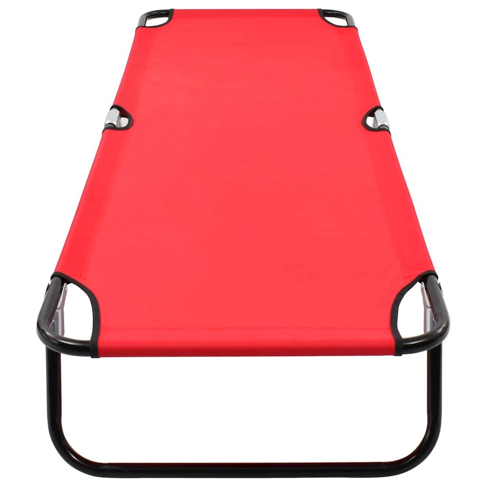 Sun Lounger Red - vidaXL
