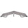 Sun Lounger Grey Strong steel frame & 600D polyester Standard - vidaXL