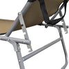 Sunlounger Taupe - vidaXL