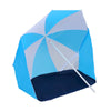 vidaXL Beach Umbrella Shelter Blue and White 70.9'' Fabric 7807