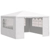 Party Tent White Polyethylene 13.1 x 13.1 ft - vidaXL