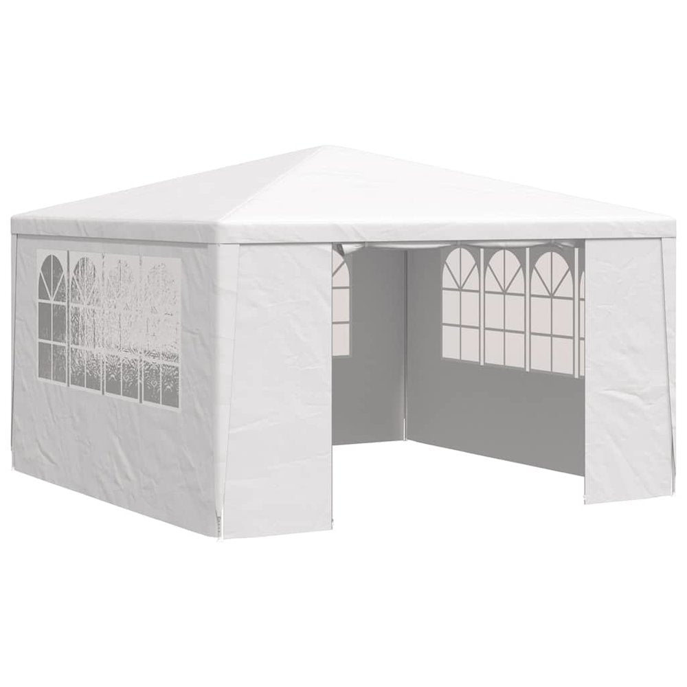 Party Tent White Polyethylene 13.1 x 13.1 ft - vidaXL