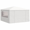 Party Tent White Polyethylene 13.1 x 13.1 ft - vidaXL