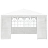 Party Tent White Polyethylene 13.1 x 13.1 ft - vidaXL