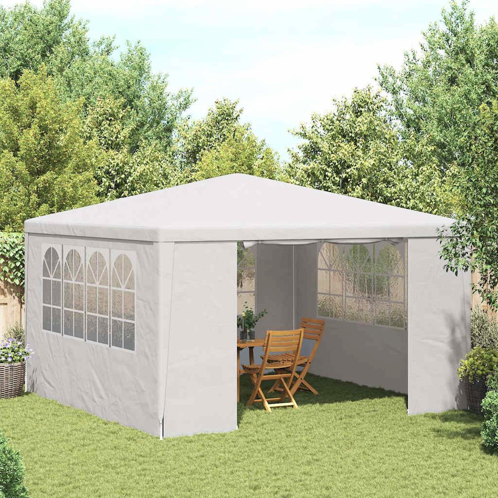 Party Tent White Polyethylene 13.1 x 13.1 ft - vidaXL