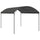 Canopy Anthracite and black Steel Large Durable Canopy - vidaXL