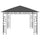 Gazebo Anthracite Powder-coated steel, polyester 9.8x9.8x8.9 ft - vidaXL