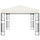 Gazebo Cream Polyester 3x3 ft Durable Gazebo Square - vidaXL