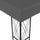 Gazebo Anthracite Polyester fabric 9.8 x 9.8 ft Decorative Inlays - vidaXL