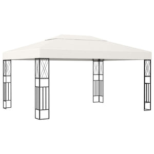 Gazebo Cream Polyester 9.8x13.1 ft Durable Gazebo Rectangular - vidaXL