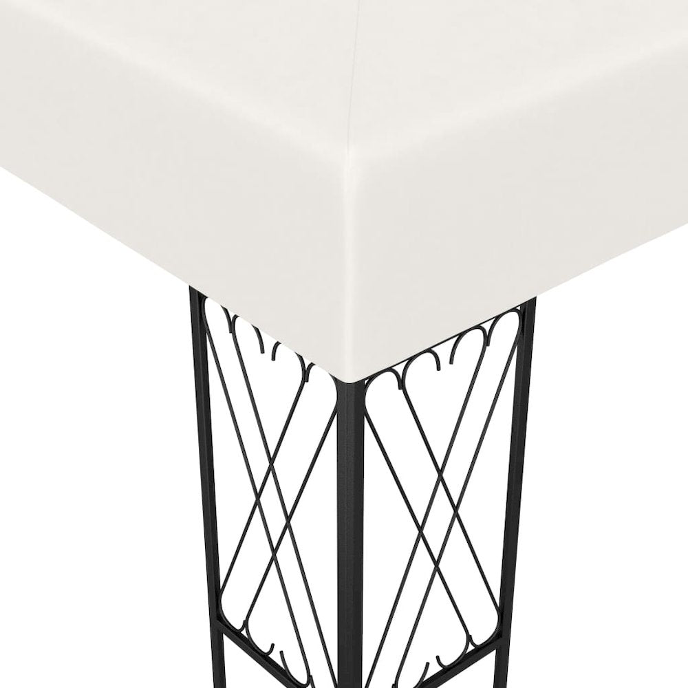 Gazebo Cream Polyester 9.8x13.1 ft Durable Gazebo Rectangular - vidaXL