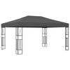 Gazebo Anthracite 100% polyester, steel 10 x 13 ft Tough Gazebo - vidaXL