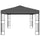 Gazebo Anthracite 100% polyester, steel 10 x 13 ft Tough Gazebo - vidaXL