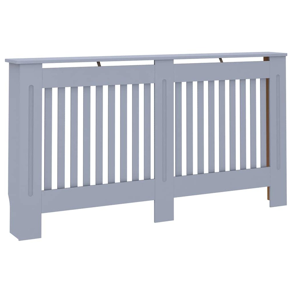 Radiator Cover Anthracite 59.8''x7.5''x32.1'' MDF - vidaXL