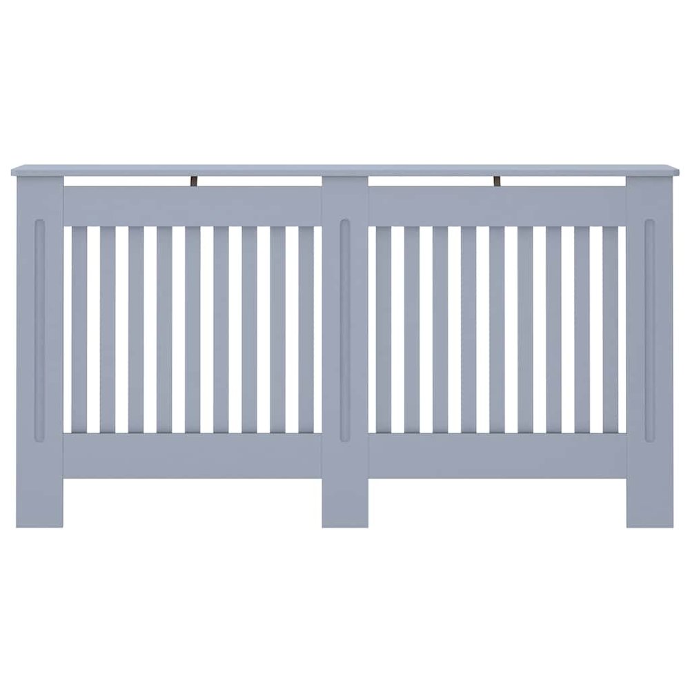 Radiator Cover Anthracite 59.8''x7.5''x32.1'' MDF - vidaXL
