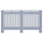 Radiator Cover Anthracite 59.8''x7.5''x32.1'' MDF - vidaXL