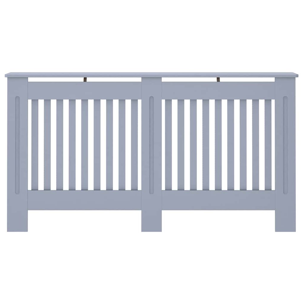 Radiator Cover Anthracite 59.8''x7.5''x32.1'' MDF - vidaXL