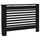 Radiator Cover Black 44.1''x7.5''x32.1'' MDF - vidaXL