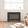 Radiator Cover Black 44.1''x7.5''x32.1'' MDF - vidaXL