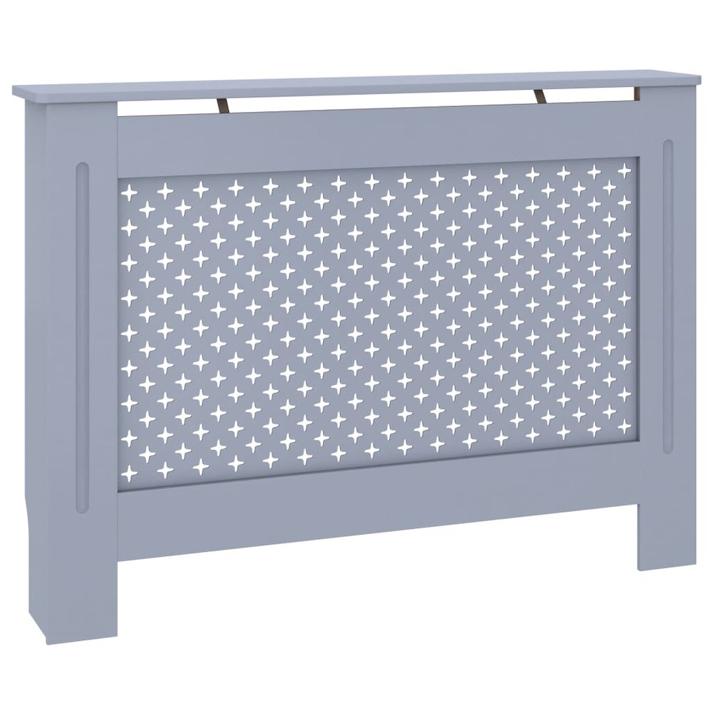 vidaXL Radiator Cover Anthracite 44.1''x17.5''x31.9'' MDF, 288191