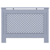vidaXL Radiator Cover Anthracite 44.1''x17.5''x31.9'' MDF, 288191