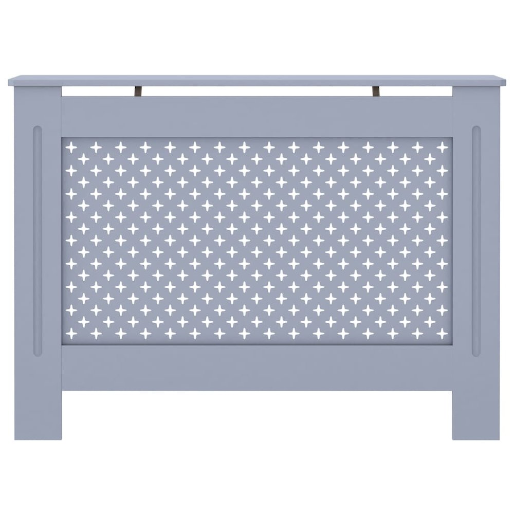 vidaXL Radiator Cover Anthracite 44.1''x17.5''x31.9'' MDF, 288191