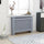 vidaXL Radiator Cover Anthracite 44.1''x17.5''x31.9'' MDF, 288191